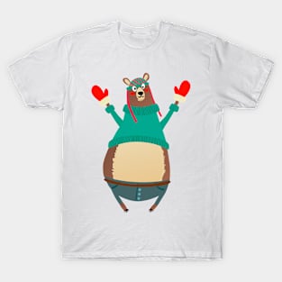 Adorable Christmas Bear T-Shirt